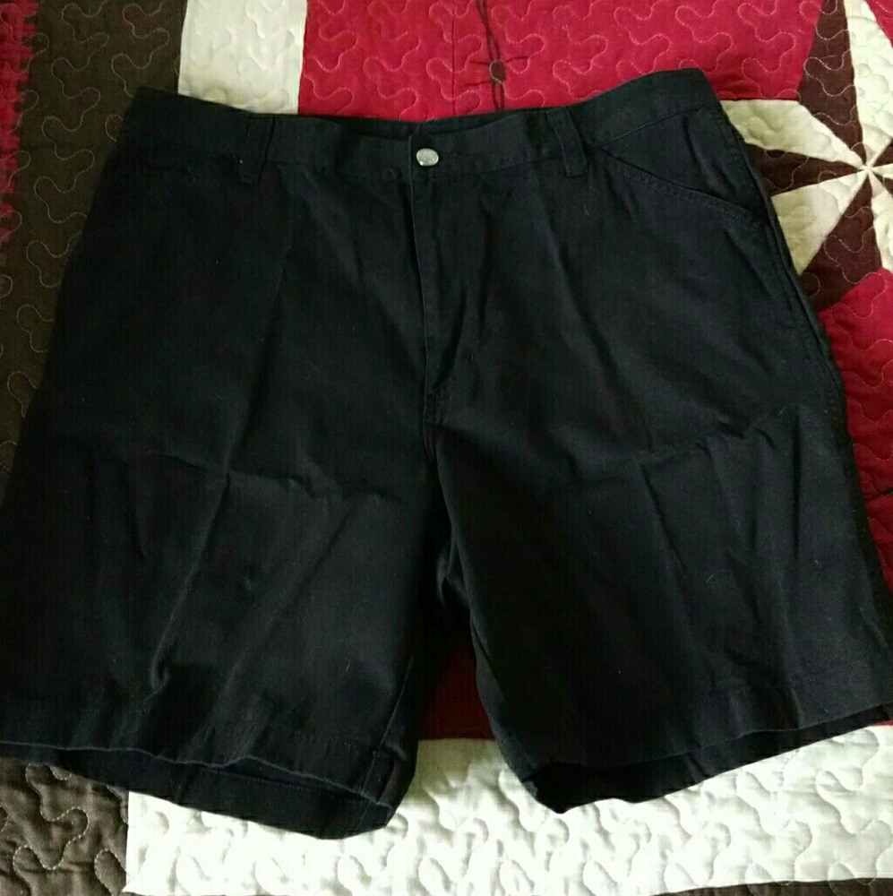 Black Denim Shorts